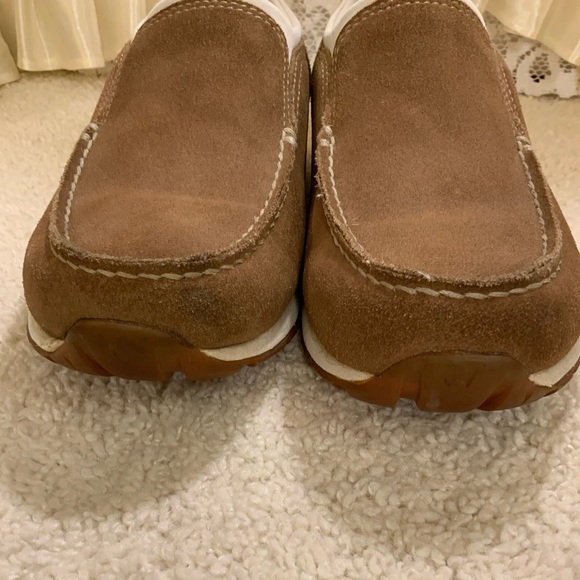 LAND’S END WOMENS SUEDE MOCCASIN CLOGS - Picture 7 of 7